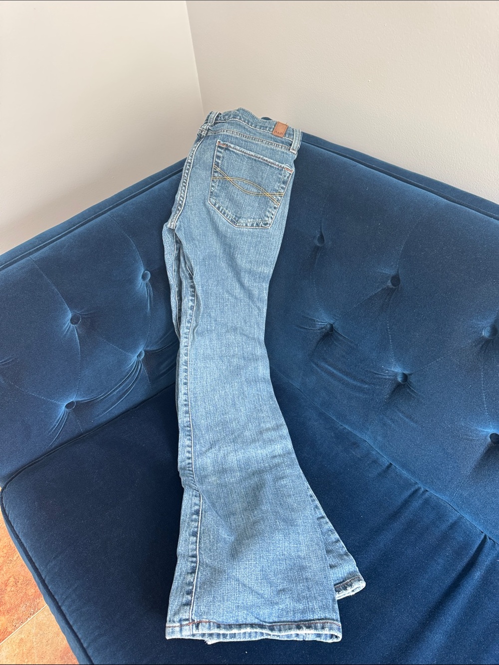 Abercrombie & Fitch Light Blue Flare Jeans